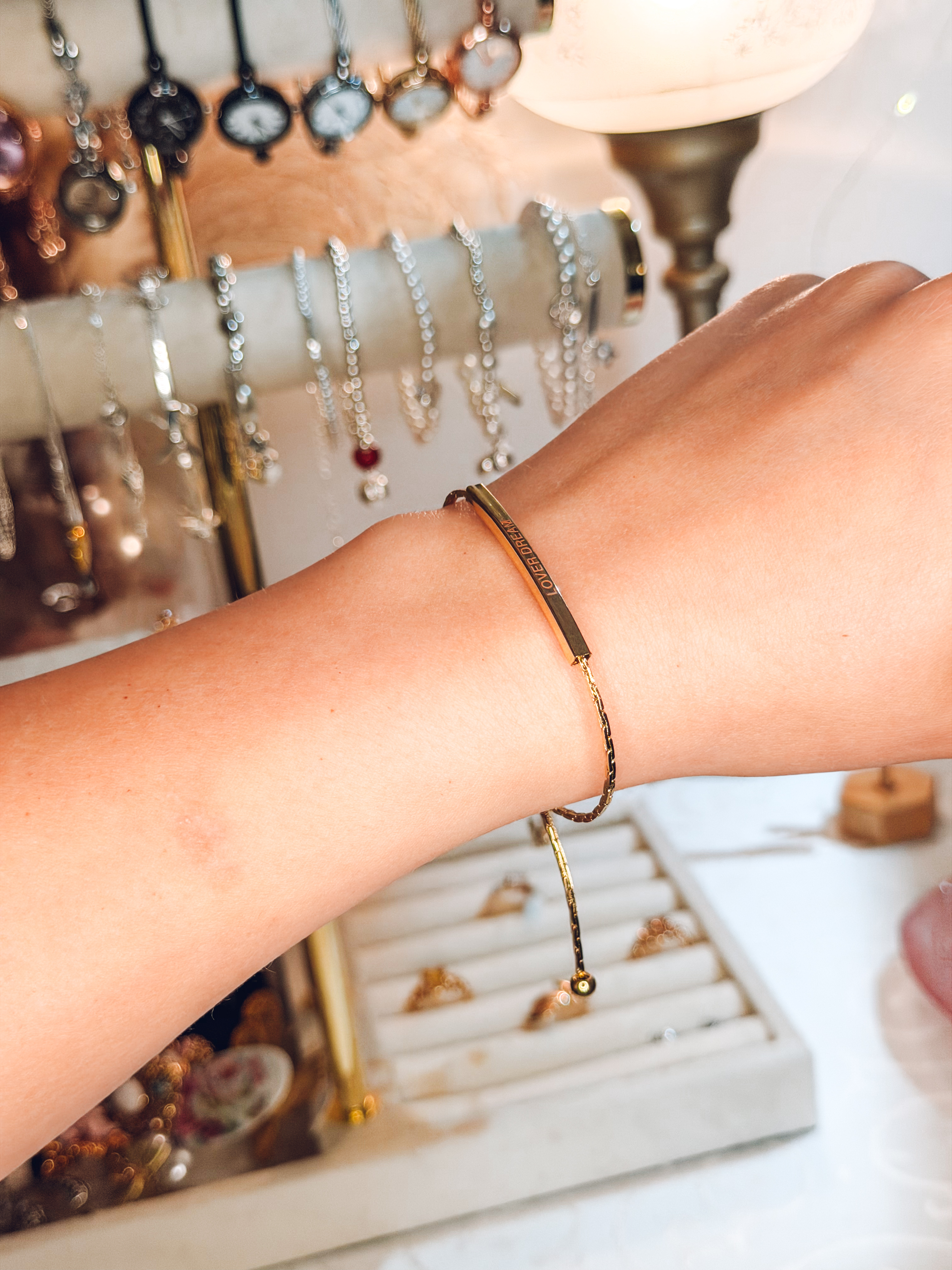 Lover Dream Gold Wire Pulley Bracelet